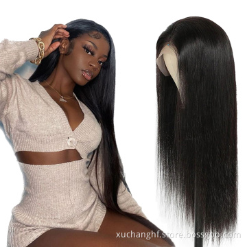 Straight Lace Front Wig 100% Human Hair,Drop Shipping 360 13x6 Transparent Frontal Lace Wig,Cuticle Aligned Full Lace Wig Vendor